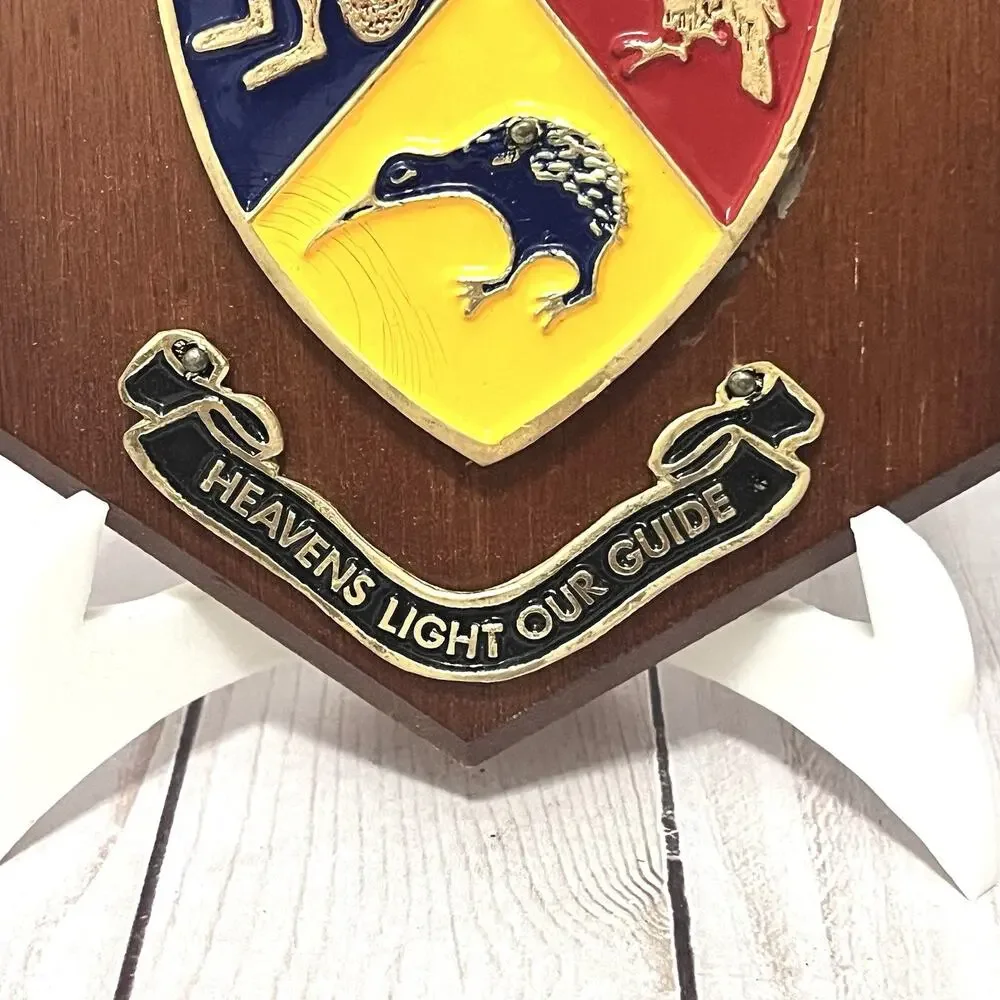 HMS Bounty 1789 Ship Crest Wood Plaque Coat of Arms Mutiny on the Bounty